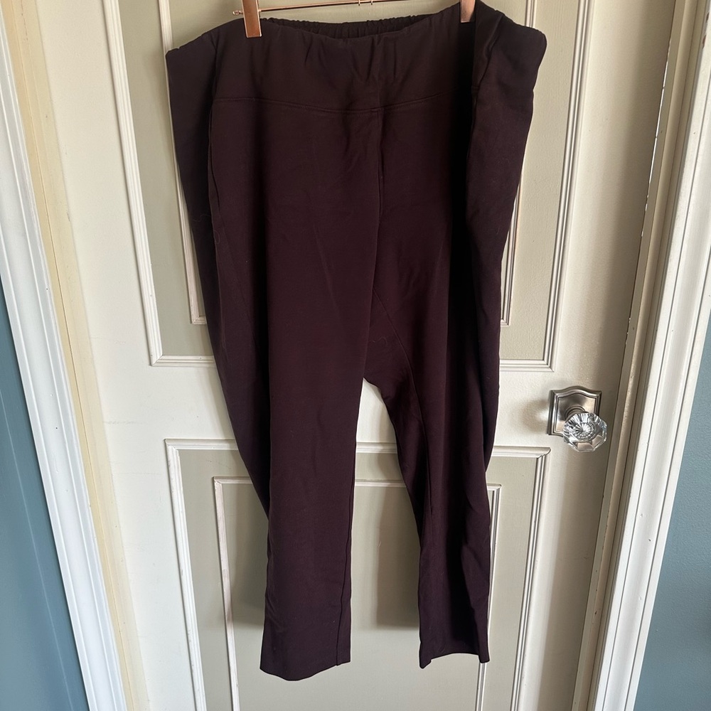 J. Jill Women's Leggings in Deep Plum